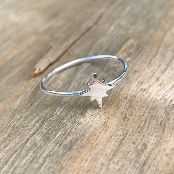 Sterling Silver Star Ring