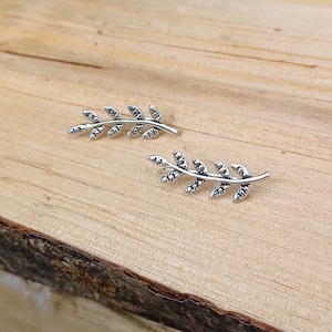 Sterling Silver Branch Ear Climbers