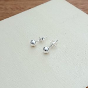 Sterling Silver 5mm Ball Stud Earrings