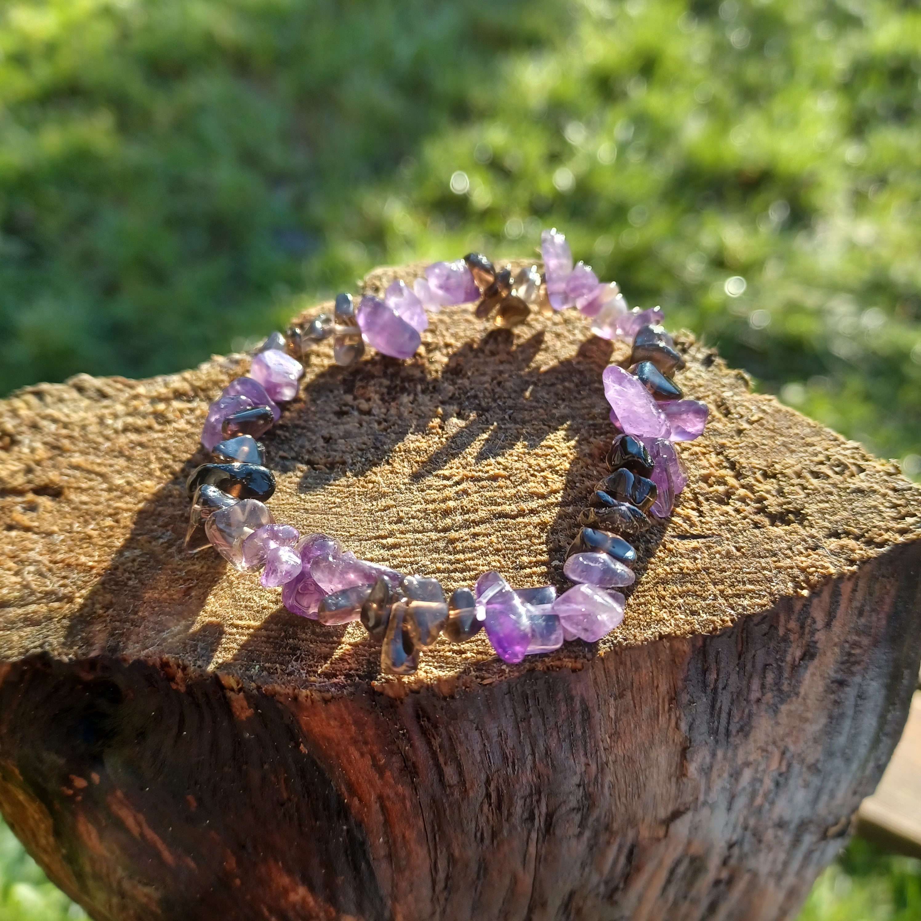 Amethyst 2024 chip bracelet