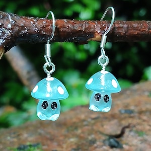 Enchanted Mushroom Earrings
