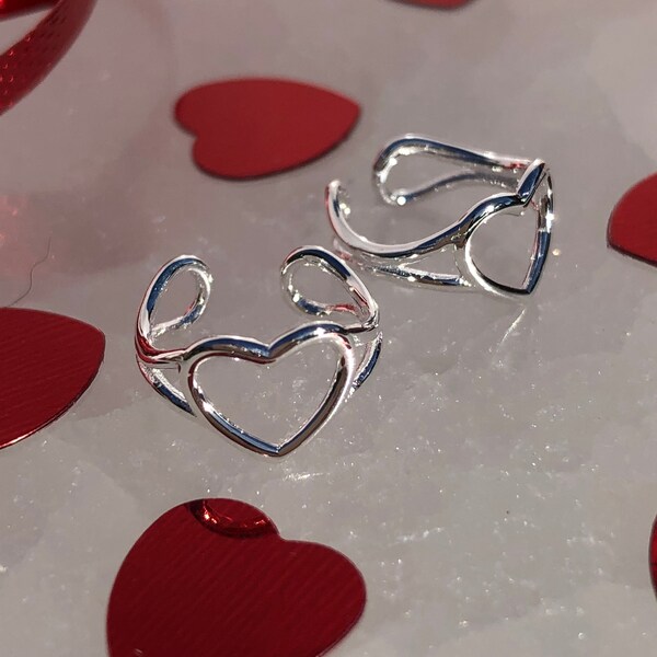 Heart Ear Cuff - Etsy