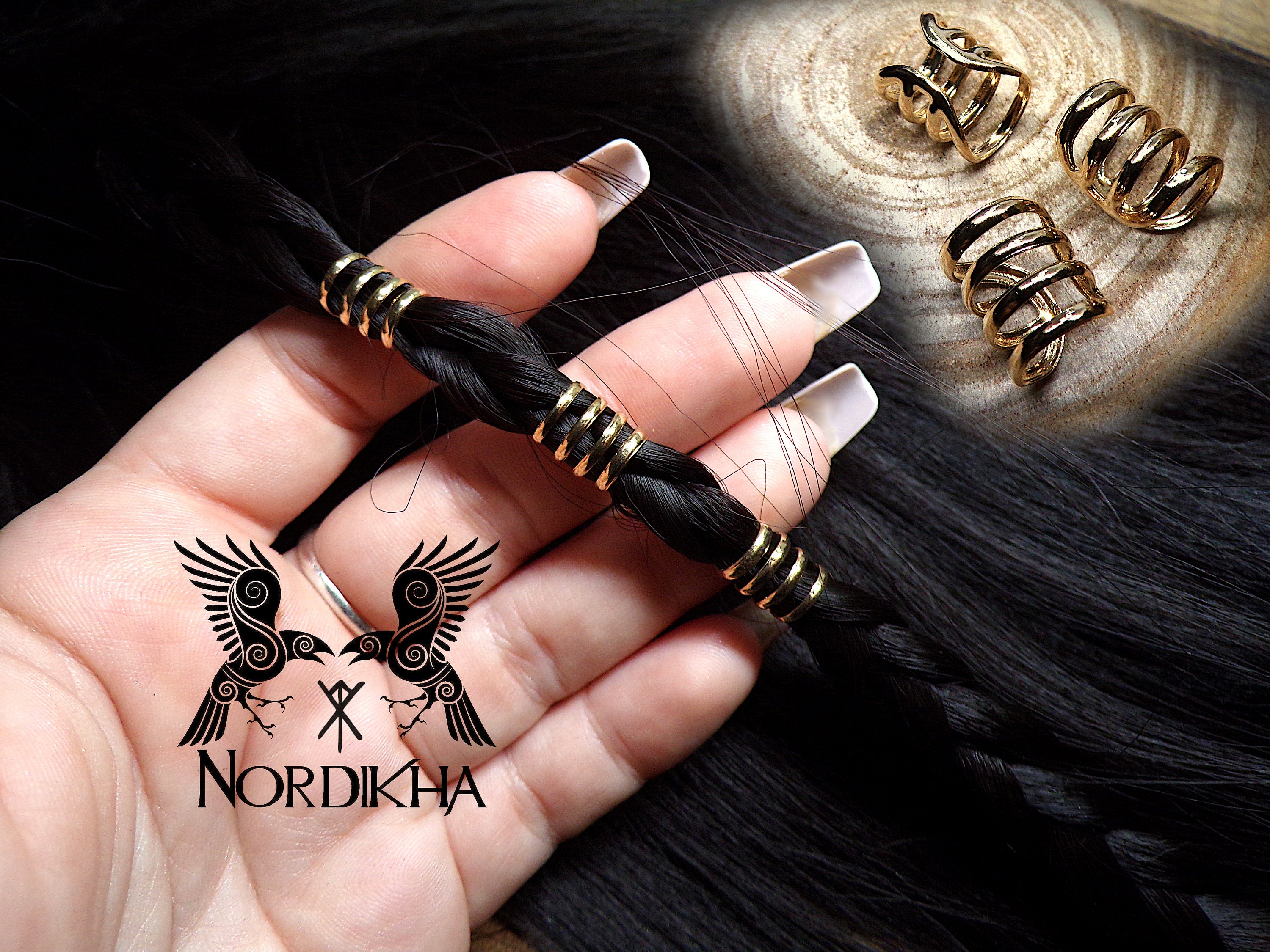 New! Celtic Strength Hair Bead - Gold Regular – Hair Twisters