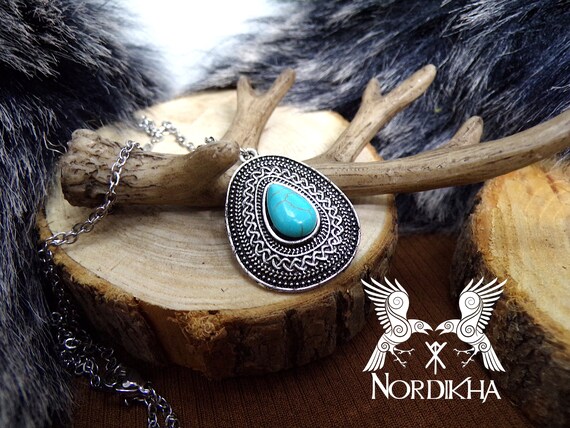 Stainless steel viking necklace deals