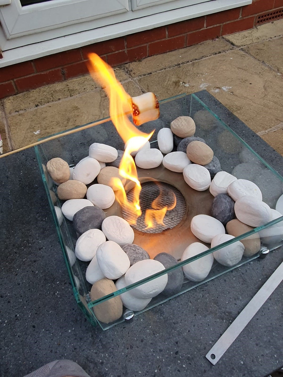IDEAL Bio Flame Indoor or Outdoor Corian Fire Etsy