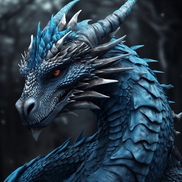 Sapphire Dragon Etsy Sapphire Dragon Etsy