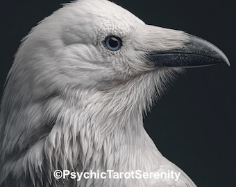 Cuervo Blanco, Espíritu Compañero. Enlace a Distancia Crecimiento Psíquico Sentidos de Claire