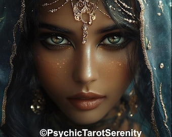 Beautiful Djinn Spirit Companion. Conjuring. Career. Wealth. Personal Growth. Advancement. opportunity.