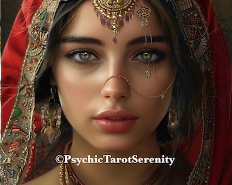 Beautiful Arabian Djinn Spirit Companion. Conjuring. Remote Binding. Love. Wealth. Connection. Wishes.