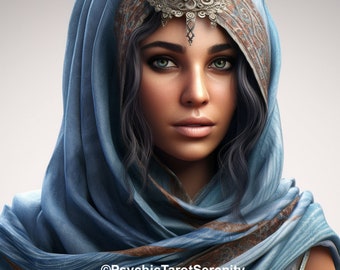 Beautiful Arabian Djinn Spirit Companion. Conjuring. Remote Binding. Success. Career. Wealth. Spiritual Growth