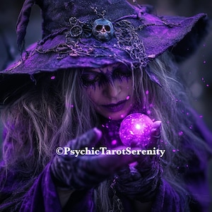 The Seer Witch Spirit Companion. Conjuring. Divination. Foresight. Insight.