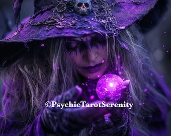 The Seer Witch Spirit Companion. Conjuring. Divination. Foresight. Insight.