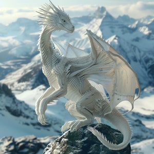 White Dragon Spirit Companion. Distance Binding. Power. Wisdom . Renewal