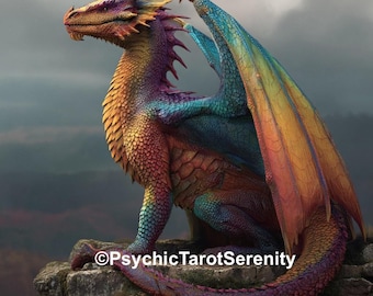 Rainbow Dragon Spirit Companion Toverende balansvriendelijke chakra