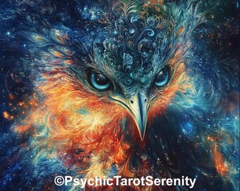 Rare Black Astral Phoenix. Conjuring Remote Binding. Wealth. Luck. Astral Travel..