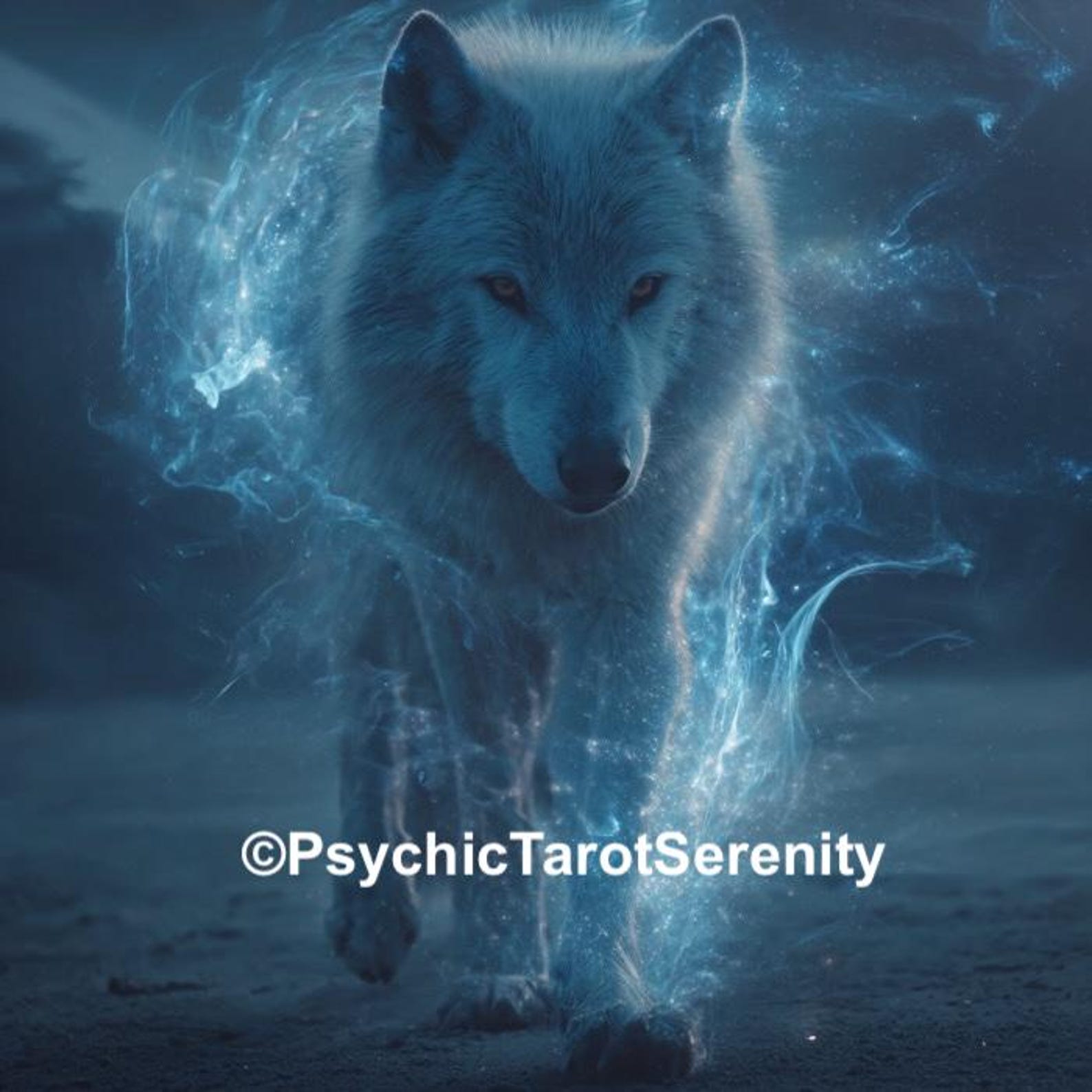 Astral Wolf Spirit Companion: Distance Binding for Protection - Etsy