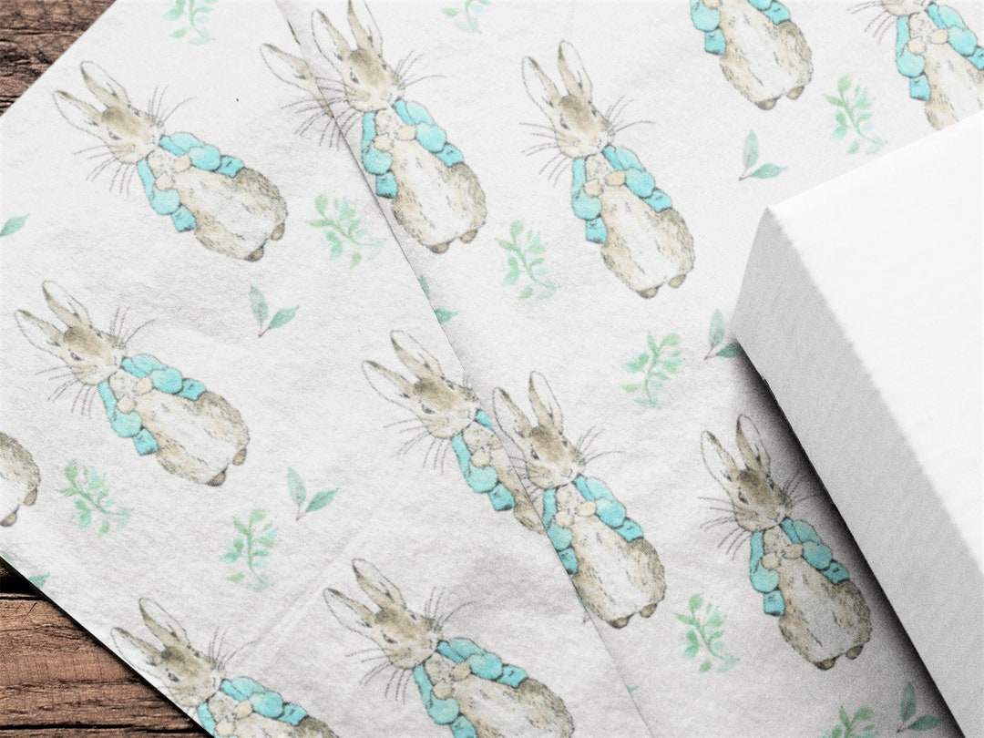 Peter Rabbit Wrapping Paper / Peter Rabbit Gift / Peter Rabbit Baby Shower / Christening