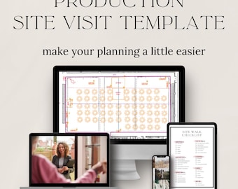 Site Visit Checklist Template for A/V & Production