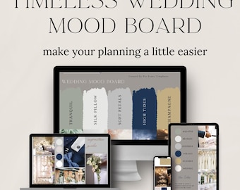 Timeless Elegant Wedding Mood Board