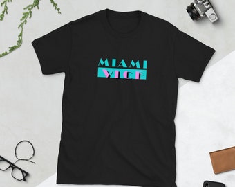 Miami Vice Vintage T-Shirt Retro Oldschool 80er Serie Vest Sleeveless