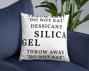 Multicolor Funny Silica Gel Parody Pillow or Bag Throw Pillow 16x16