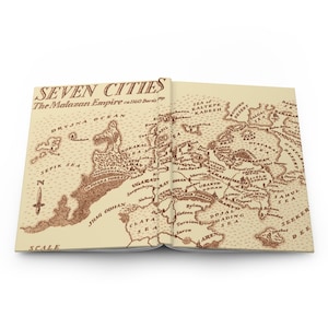 Malazan Empire Seven Cities Carte Hardcover Journal Matte