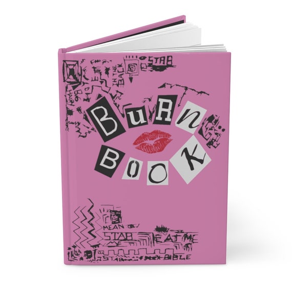 Sketch Book Journal Mean Girls Inspired burn Book 