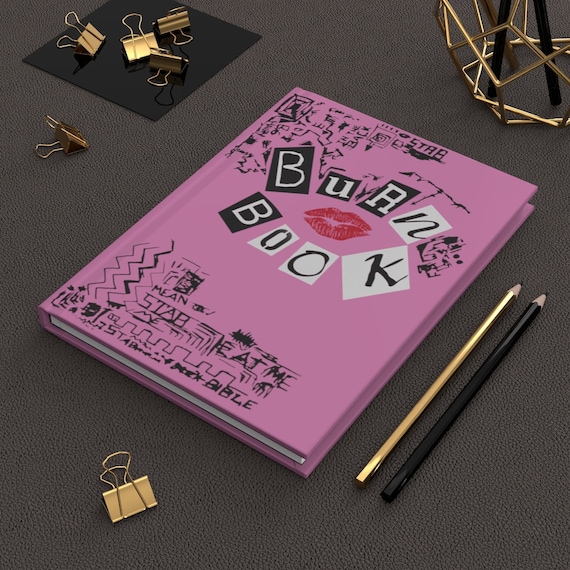 Sketch Book Journal Mean Girls Inspired burn Book 