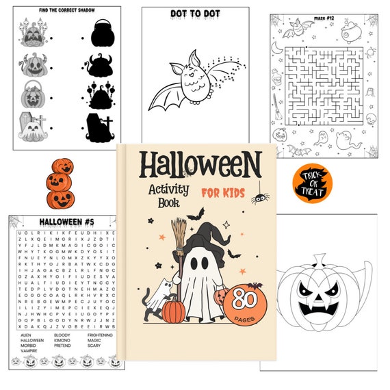 HALLOWEEN Activity Book for Kids