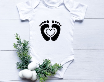 10 Huella de bebé, Pies de bebé SVG, PNG, Pdf, jpg descarga digital