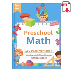 Preschool Math Worksheet for Kids 180 Pages