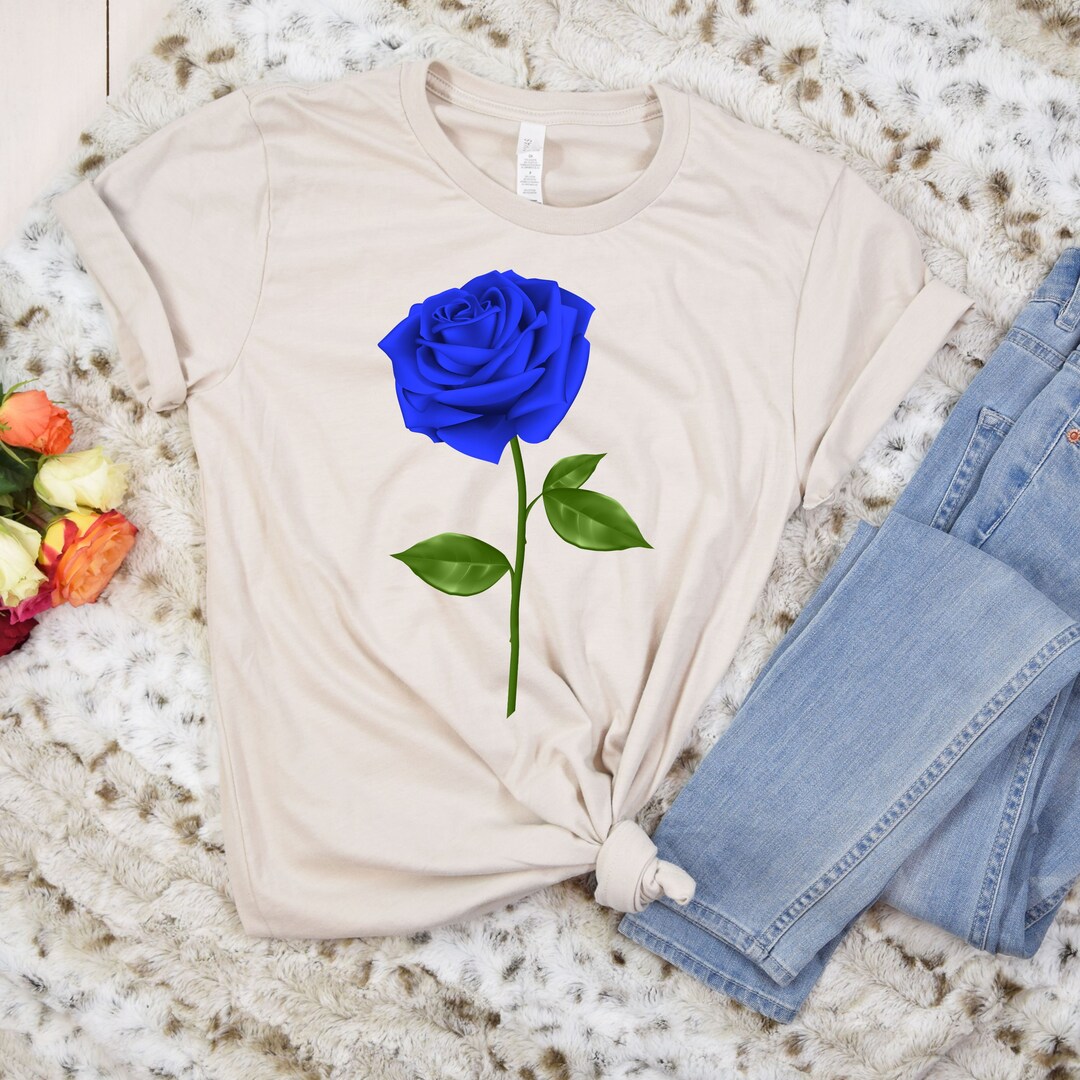 Blue Rose Image: Floral SVG, PNG, JPG (digital Download) - Etsy UK