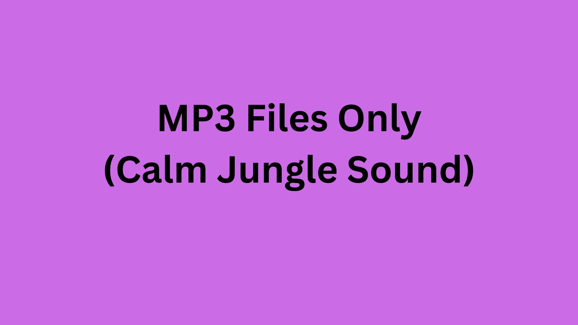 MP3 File Calm Jungle Sound Minutes Long Digital - Etsy MP3 File Calm Jungle Sound Minutes Long Digital - Etsy
