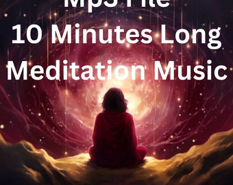 10 Minute Calming Meditation Music for Sleep & Relaxation (MP3 Digital Download)