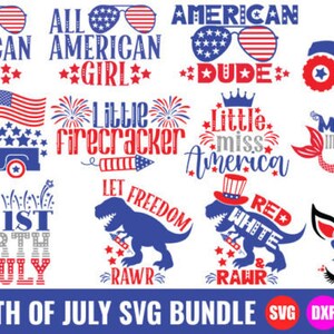 Kinder 4. Juli SVG, PNG, DXF, EPS-Dateien, 12 Kinder 4. Juli Bundle, 4. Juli Png, Patriotisch, Unabhängigkeitstag, digitaler Download