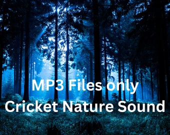 Cricket Nature Sound MP3: 14.58 Minute Relaxation Audio (Digital Download)