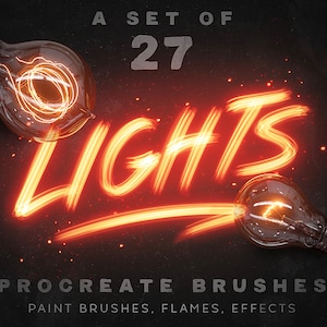 Pinceles de luces Procreate