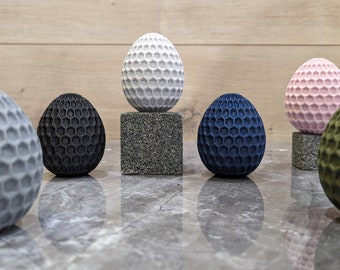 3D-gedrucktes Osterei "Hexa Mesh" | Modernes Design | Easter Egg