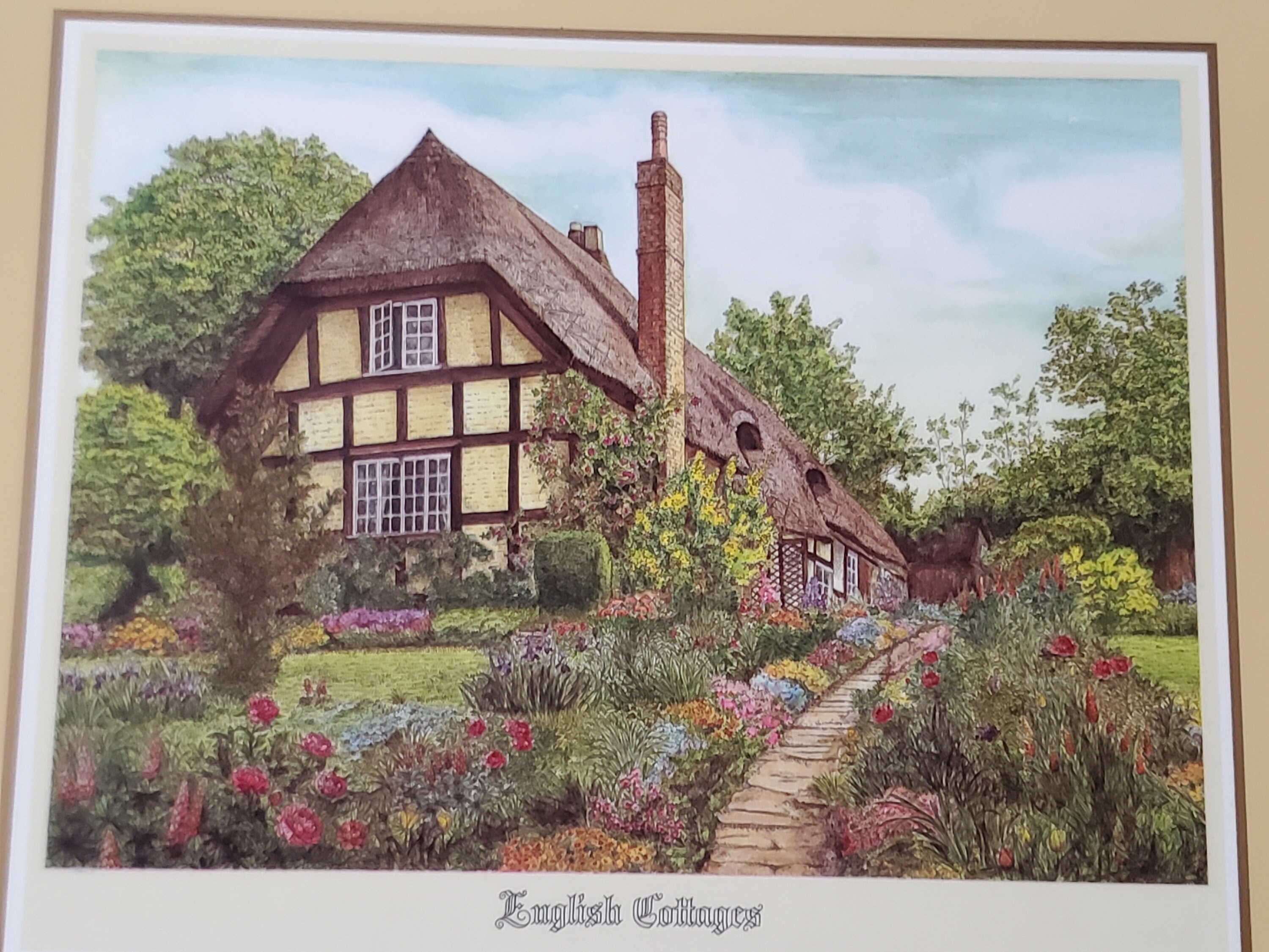 Pimpernel Traditional Collection Deluxe Finish, 6 Place Mats of English Cottages Etsy