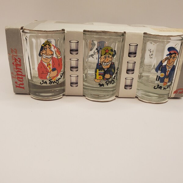 Russian Shot Glasses Etsy