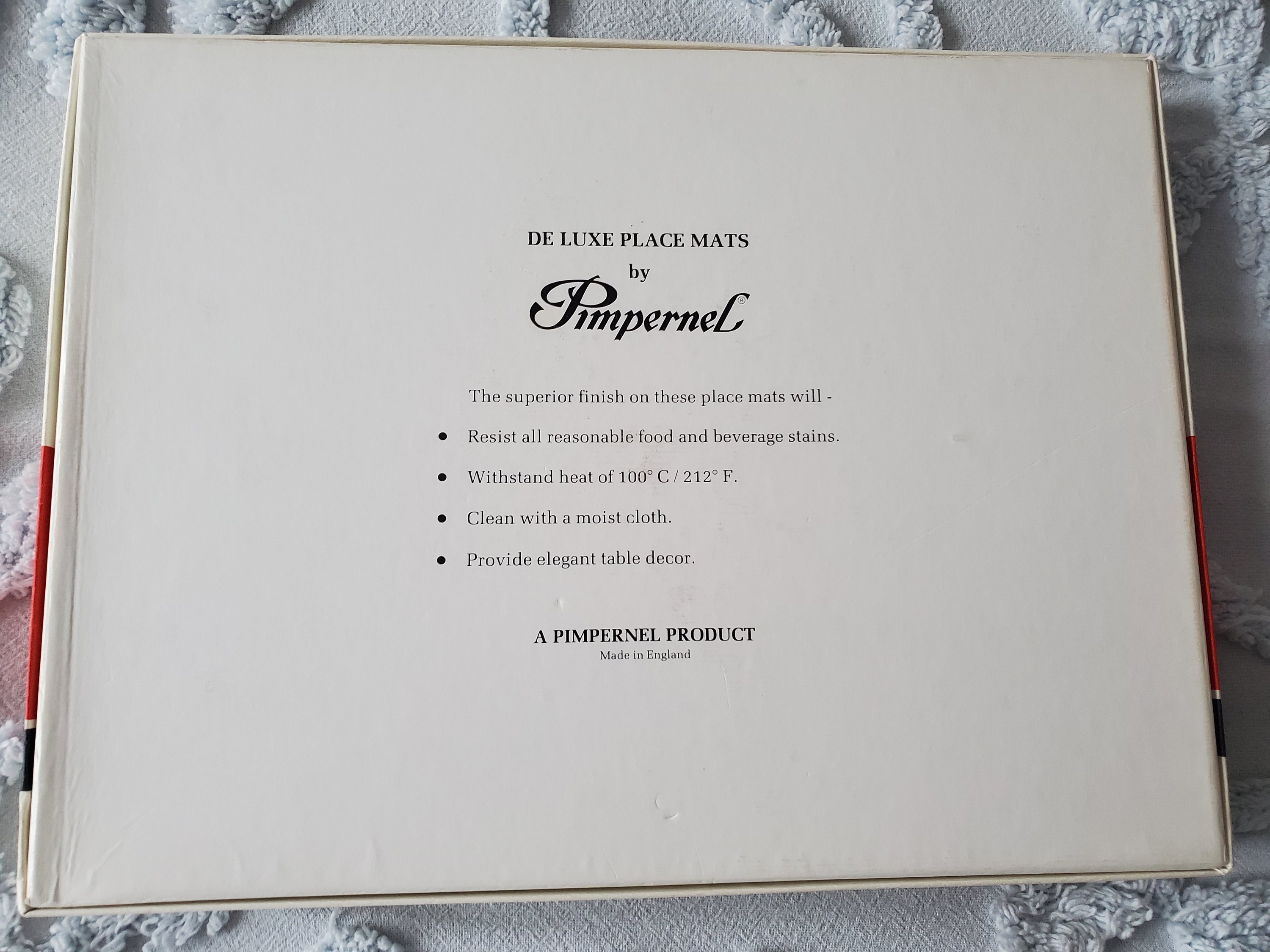 Pimpernel Traditional Collection Deluxe Finish 6 Place Mats Etsy