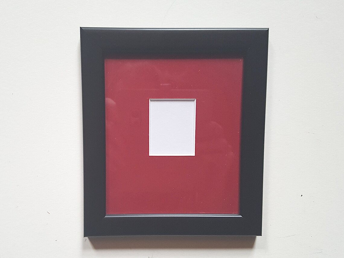 Contemporary Black Passport Photo Frame. Solid wood smooth Etsy