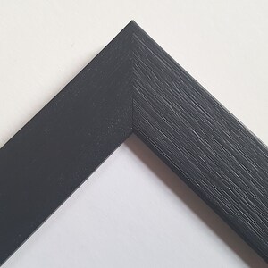 Black 7x5 Photo Frame. Solid Wood Black Stained With - Etsy UK