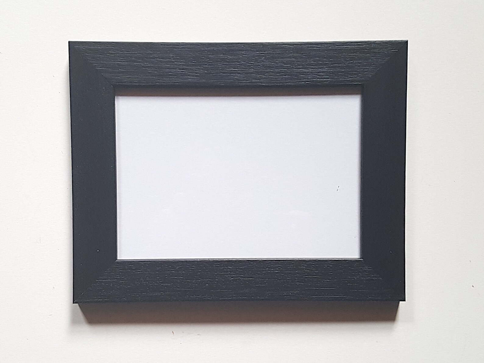 Black 7x5 Photo Frame. Solid Wood Black Stained With - Etsy UK