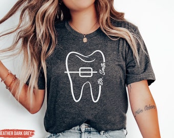 Personalized Orthodontist Shirt, Customized Orthodontics Tee, Sweatshirt, Hoodie