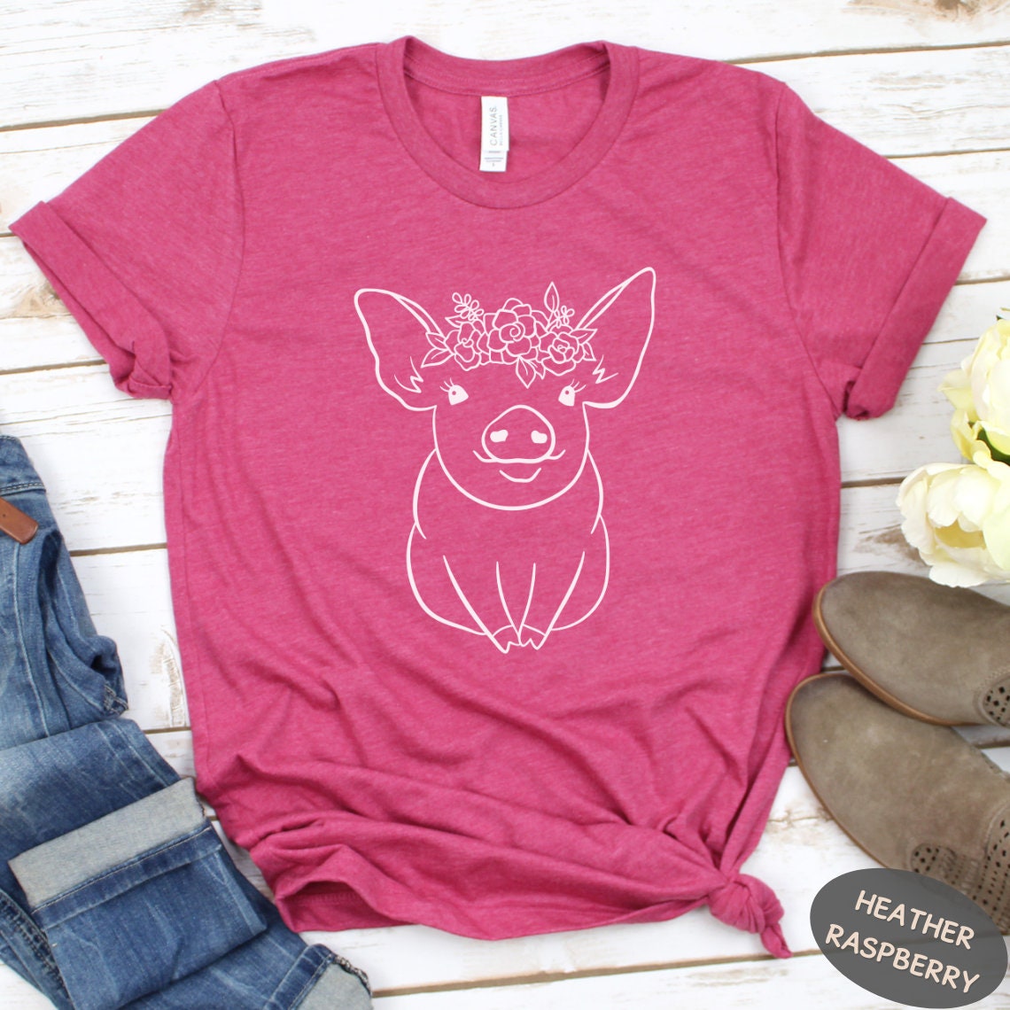 Mini Pig Shirt Miniature Pig Pot Belly Pig Pot Bellied Pig Etsy
