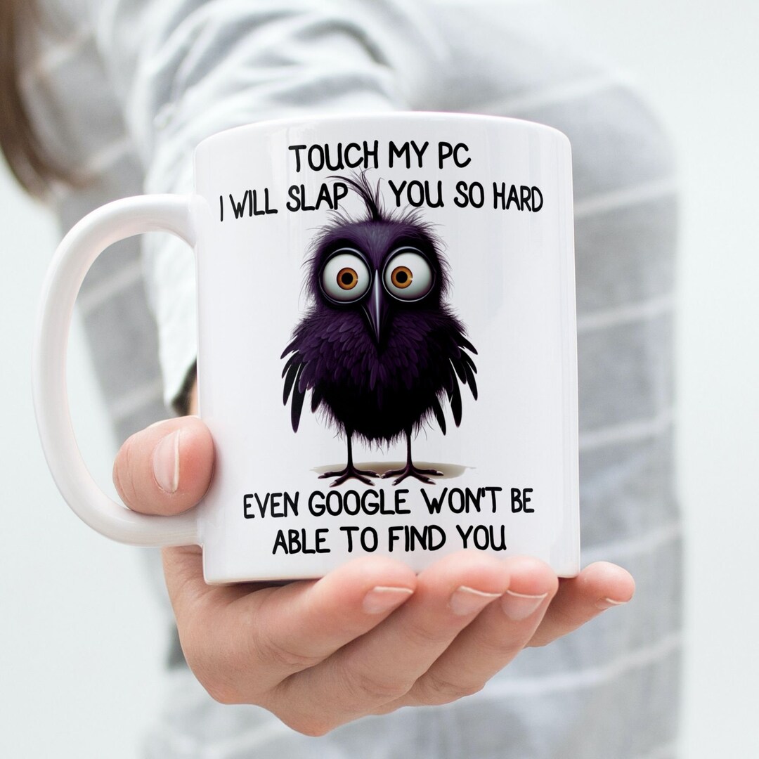 Computer Shop Inlove Meme Funny Computer Lover Gift, PC Protector Mug, Office Tech Humor Coffee ...