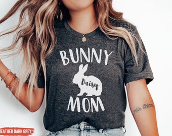 Personalized Bunny Mom Shirt, Custom Name, Sweatshirt, Kids Tee