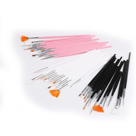 New 15pcs Nail Art Brushes Designing Painting Dotting Detailing Pens  Brushes UK