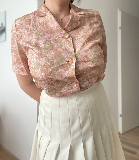 50s 60s style wonderful blouse - image 3